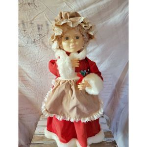 Santa's best 26-in Mrs Claus‎ motionette vintage Xmas home decor
